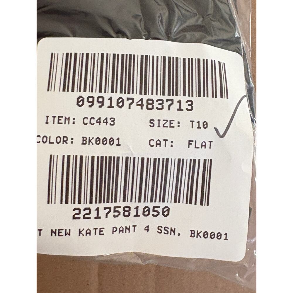J Crew Kate Pants 10 10T T10 Tall Black NWT Stretch Straight Leg Trouser CC443 - Picture 8 of 8